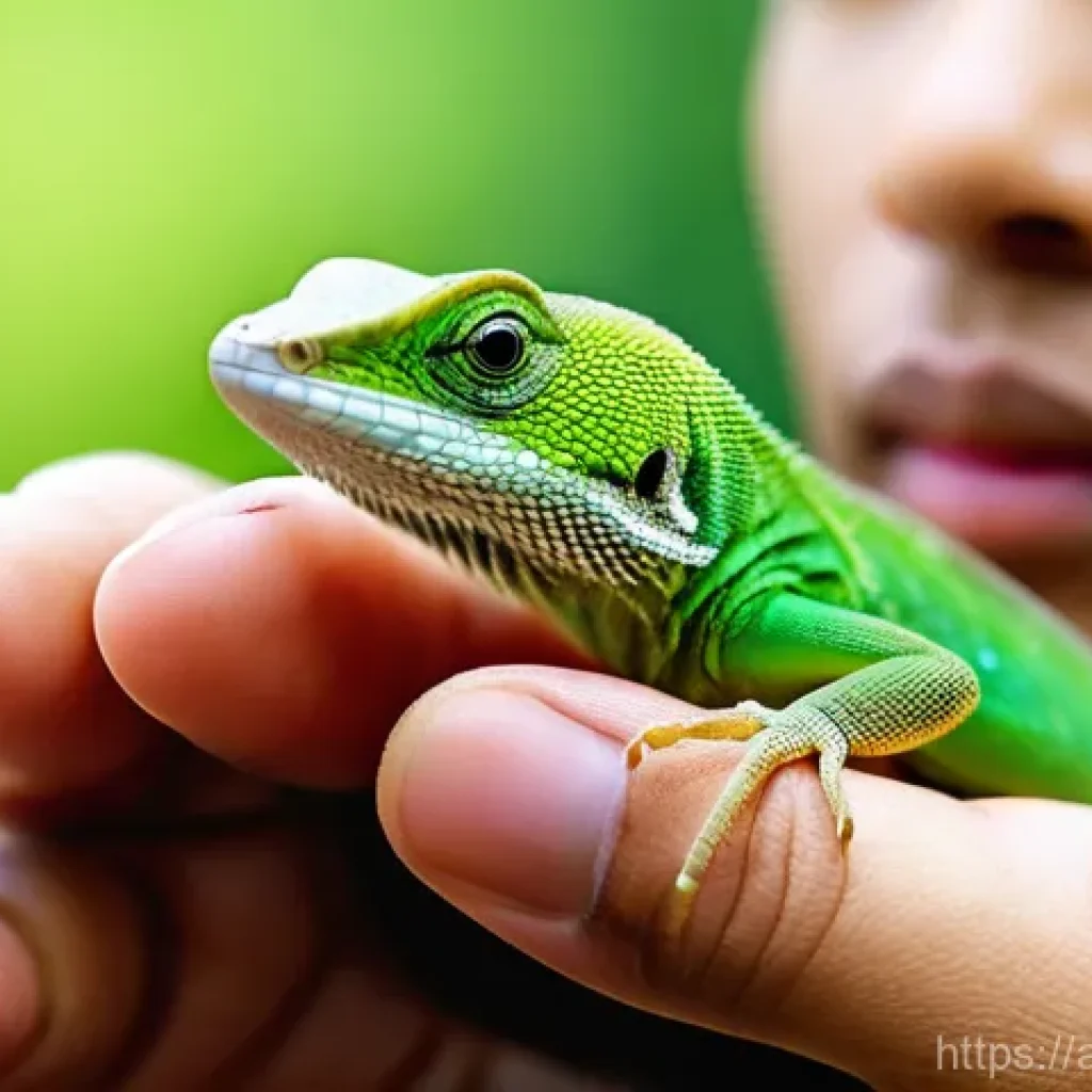 파충류와 양서류의 질병 연구 - **Prompt 1: Vigilant Health Check**
    A close-up, high-definition photograph of a young person (ap...