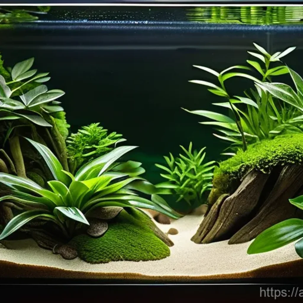 테라리움 배경 장식 아이디어 - **Lush Verdant Forest Terrarium Background:** A close-up, highly detailed image of a vivacious terra...