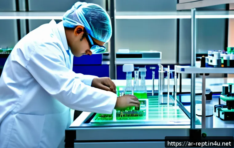독사 해독제 개발 현황 - A cutting-edge biotechnology laboratory scene in the Middle East featuring scientists wearing lab co...